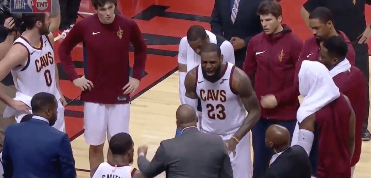 LeBron James Cavaliers Raptors