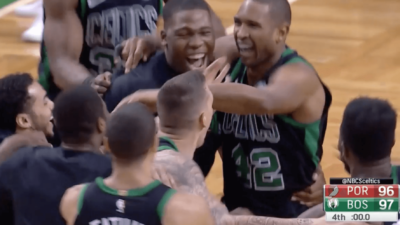 Al Horford buzzer beater Blazers