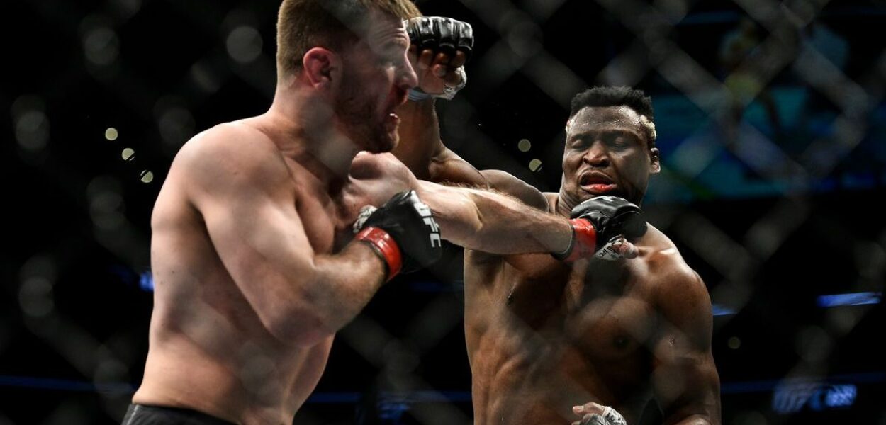 Francis Ngannou Stipe Miocic Mark Hunt