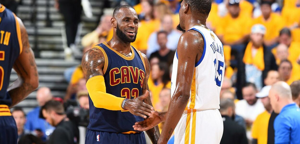 LeBron James Kevin Durant Warriors