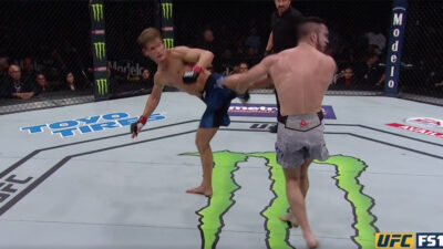 Thibault Gouti s’incline par décision unanime contre Sage Northcutt
