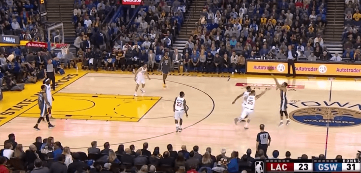 Stephen Curry Buzzer Beater Clippers