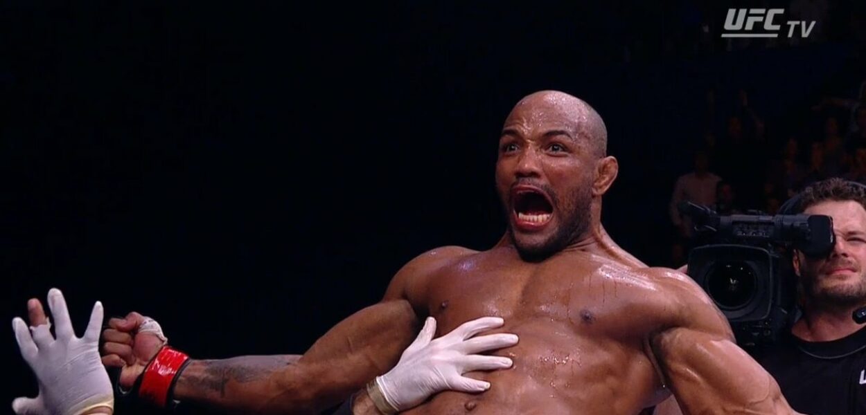 Yoel Romero Luke Rockhold KO UFC 221