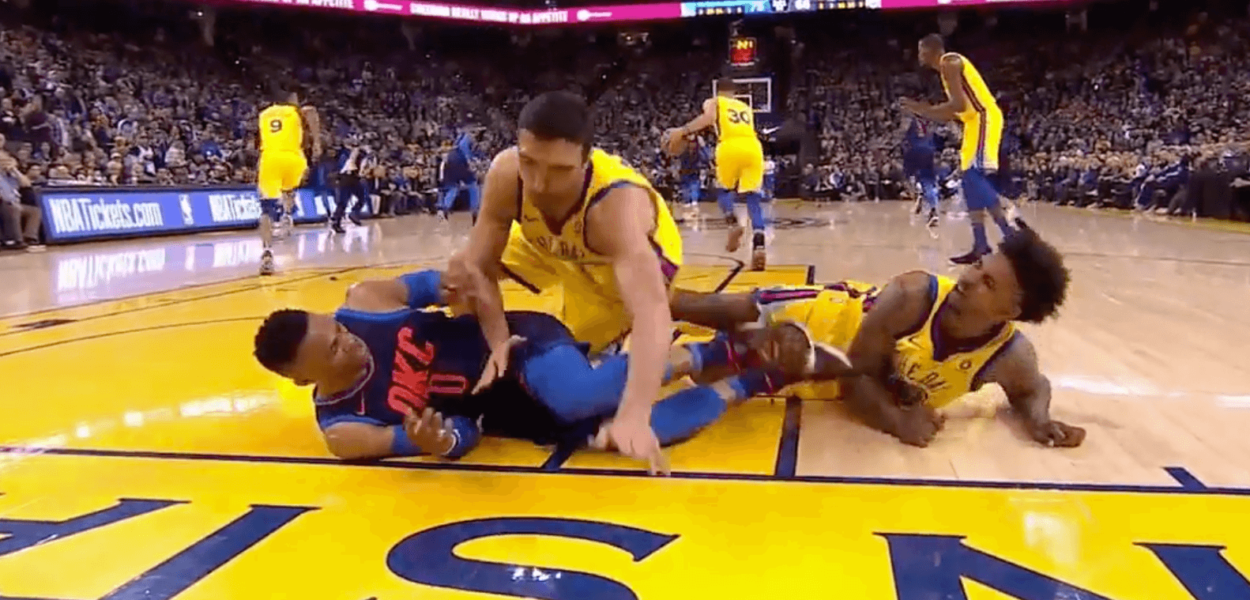Zaza Pachulia Russell Westbrook