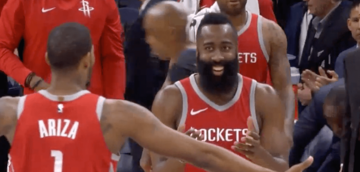 James Harden Houston Rockets Minnesota Timberwolves