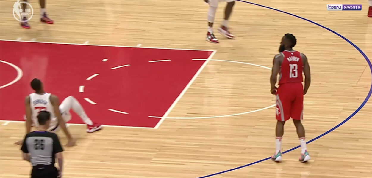 James Harden Wesley Johnson Clippers Rockets