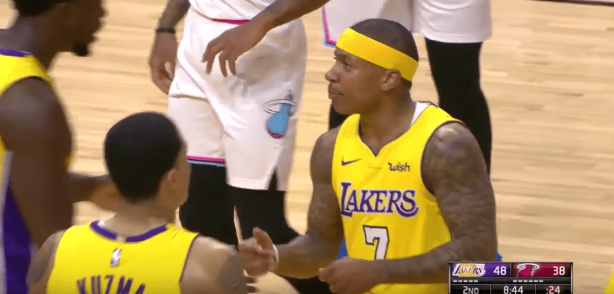 Lakers Isaiah Thomas Heat