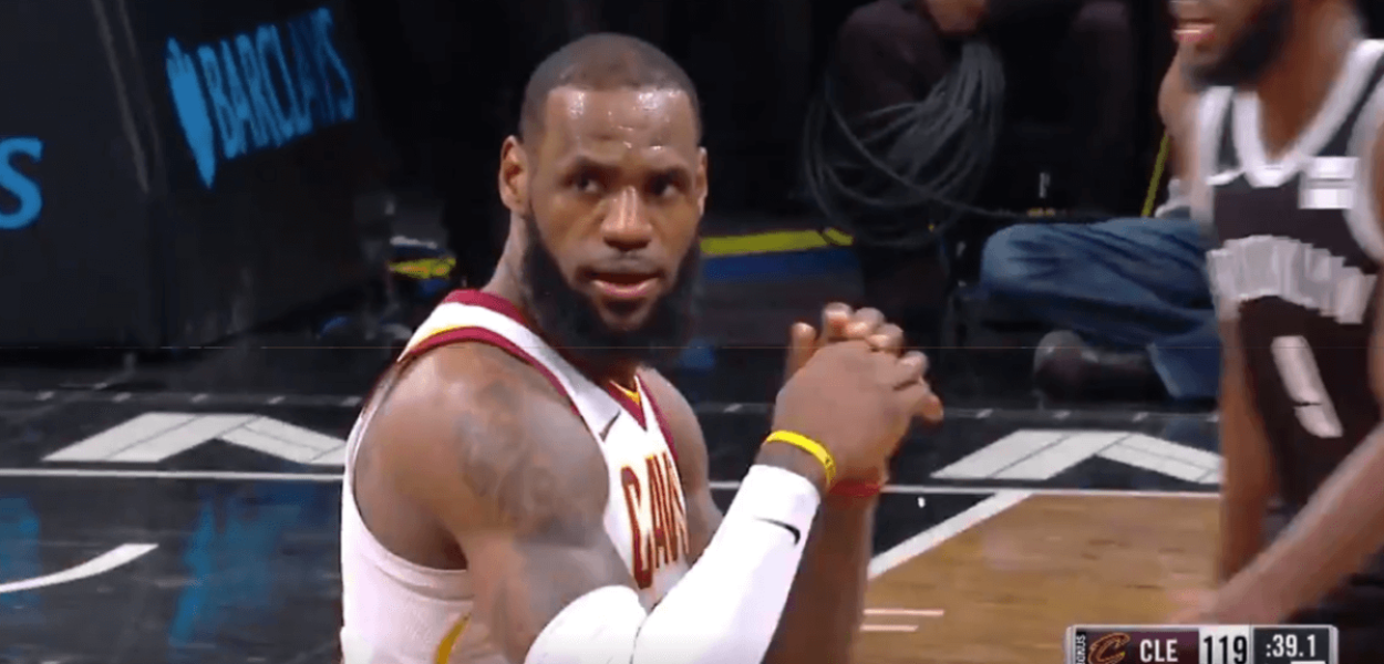 LeBron James Brooklyn Nets game