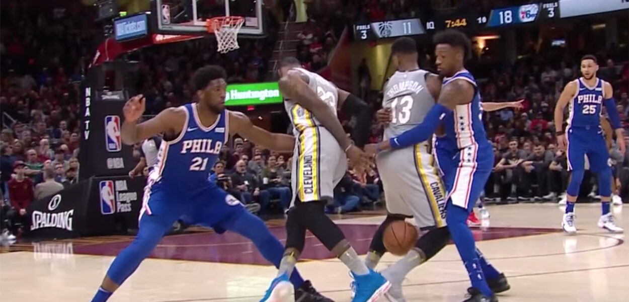 LeBron James Sixers Thompson Embiid Covington