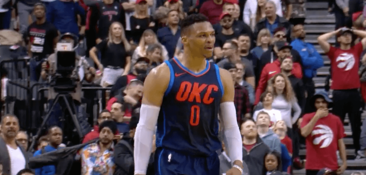OKC Russell Westbrook Raptors