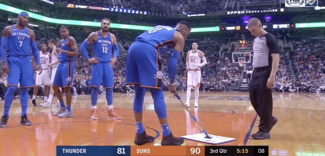 Russell Westbrook Thunder Suns