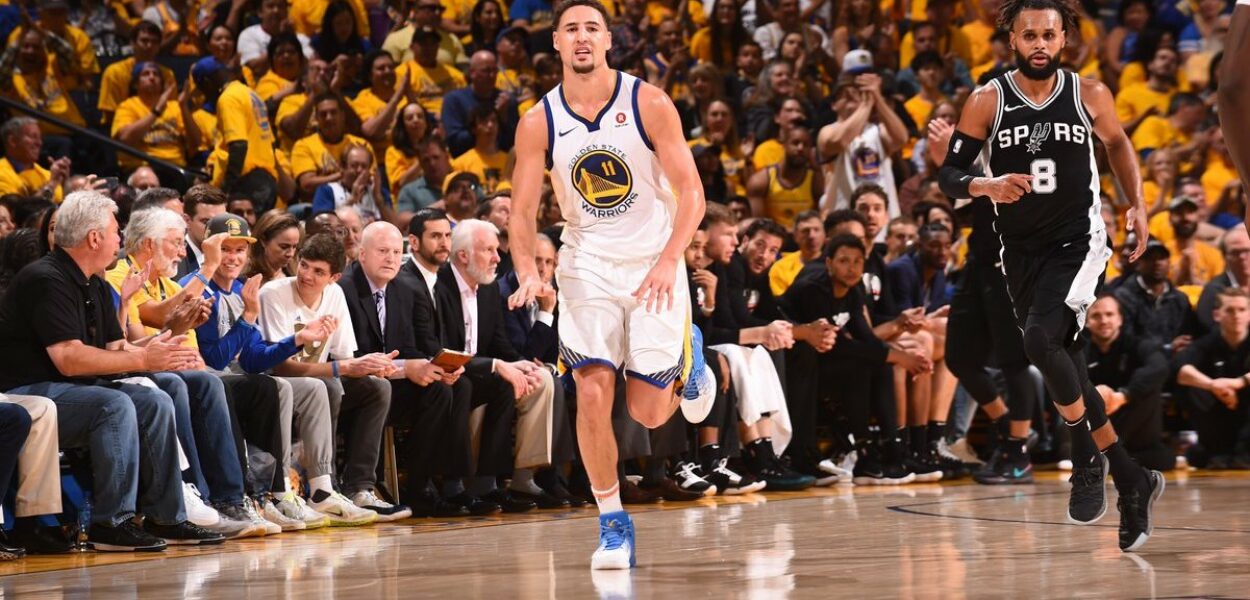 Klay Thompson Warriors Spurs