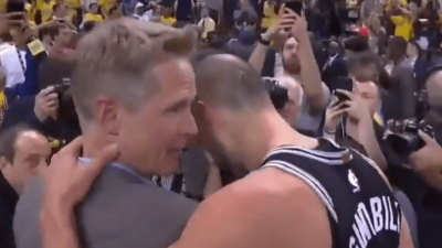 L’accolade pleine de classe de Steve Kerr à Manu Ginobili