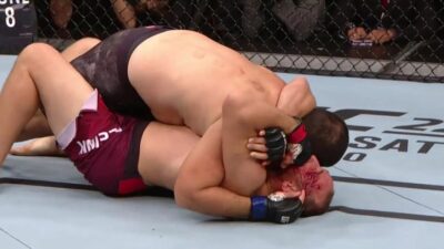 Oleinik réussit la deuxième Ezekiel Choke de l’histoire de l’UFC