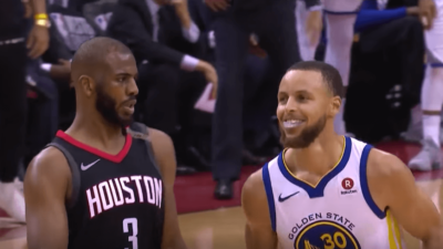 Chris Paul Stephen Curry Rockets Warriors Game 5