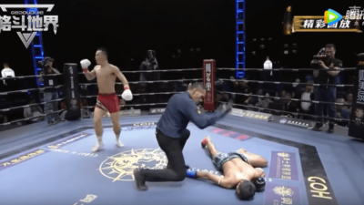 KO Spinning Hook Kick Glory of Heroes