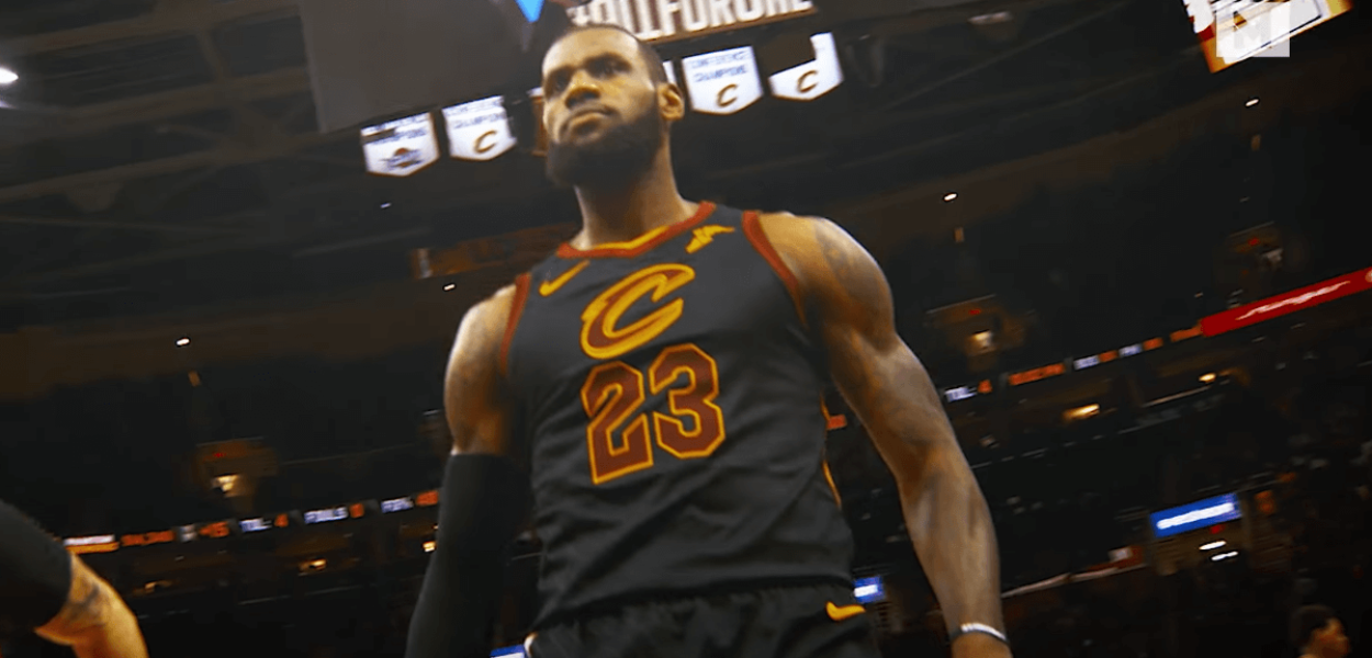 Le trailer de LeBron James en mode Thanos face aux Raptors