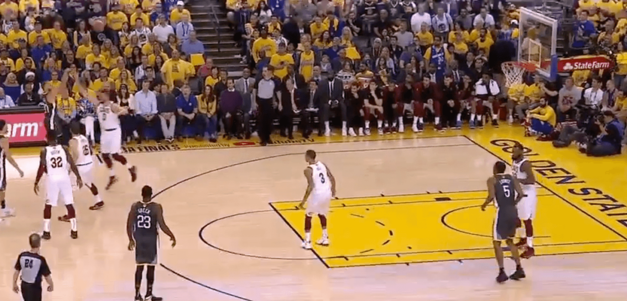 Stephen Curry Kevin Love Game 2 NBA Finals