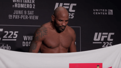 Yoel Romero UFC 225 weigh in