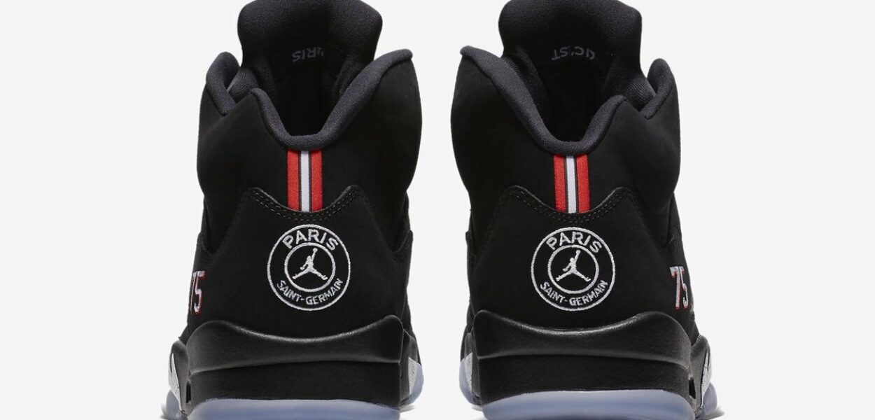 Jordan dévoile les Air Jordan 5 "Paris St-Germain"