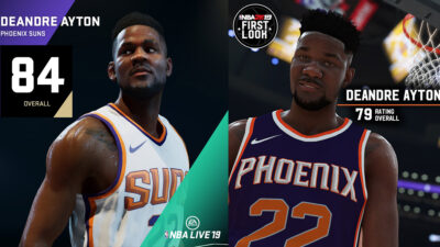 NBA Live 19 - les joueurs les mieux notés à chaque poste