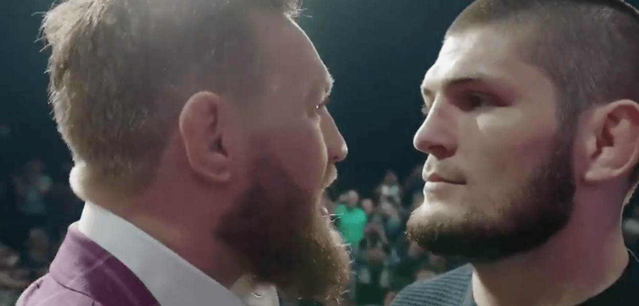 Conor McGregor Khabib Nurmagomedov face to face