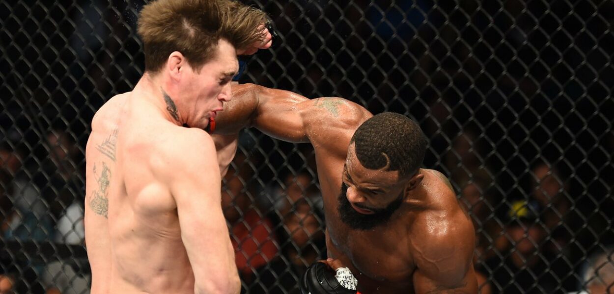 Darren Till Tyron Woodley punch
