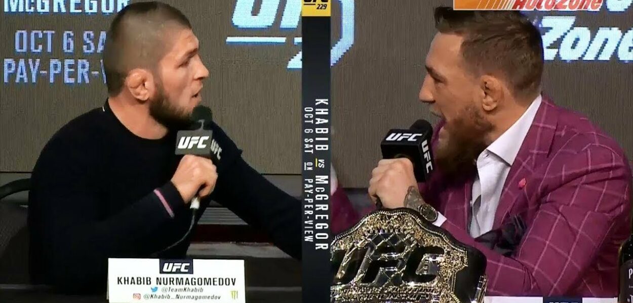Khabib Nurmagomedov Conor McGregor Conference de Presse