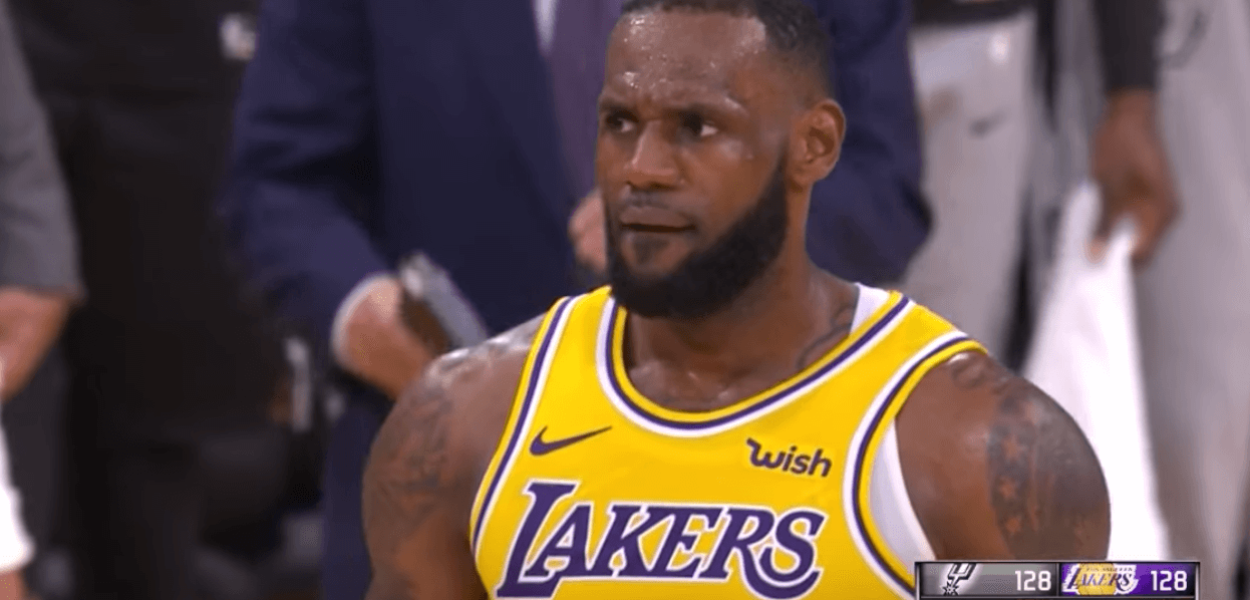 Spurs Lakers LeBron James