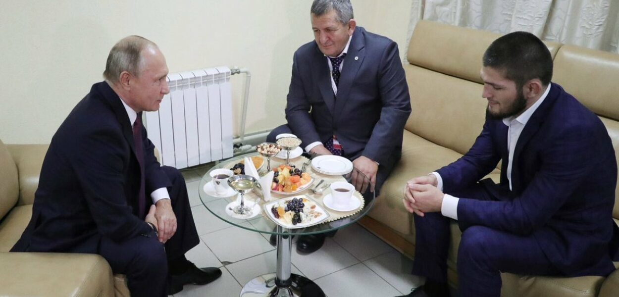 Vladimir Poutine Khabib Nurmagomedov Abdumanap
