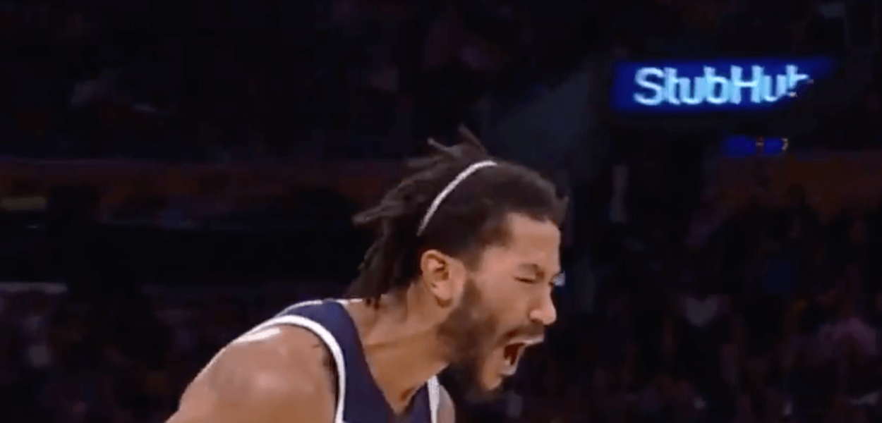 Derrick Rose Wolves Lakers