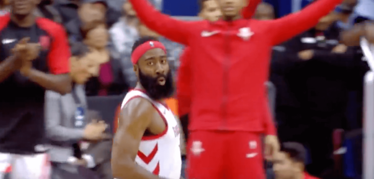 James Harden Houston Rockets Wizards