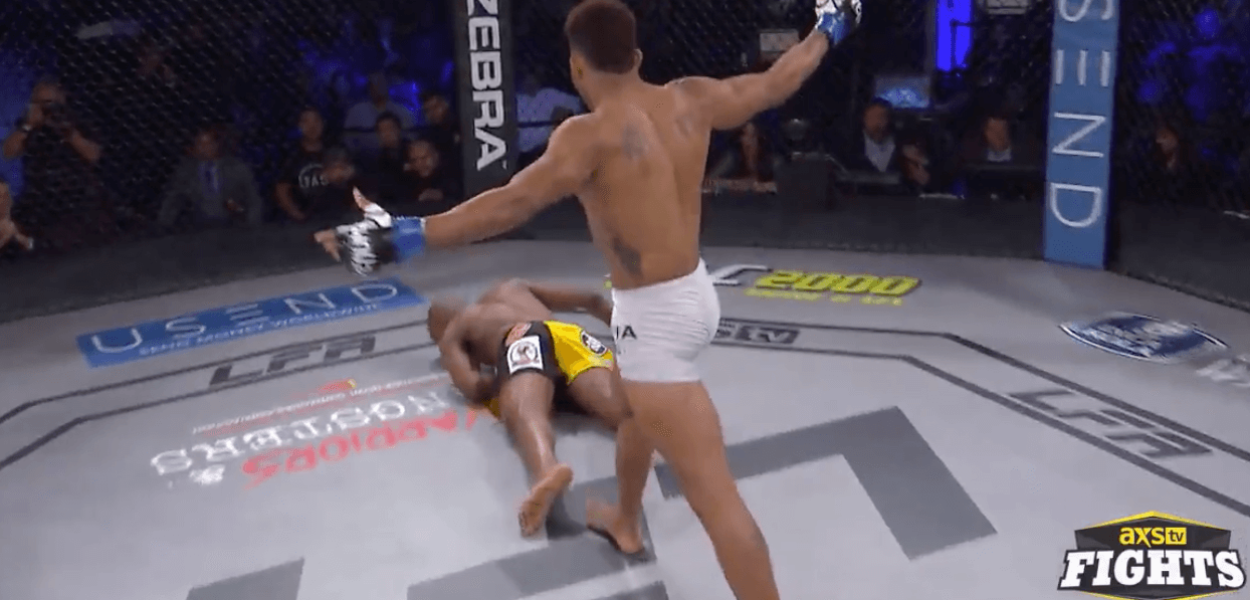Kailan Hill KO LFA spinning backfist