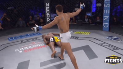 Kailan Hill KO LFA spinning backfist