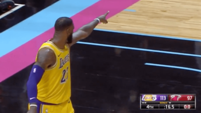 LeBron James Miami Lakers