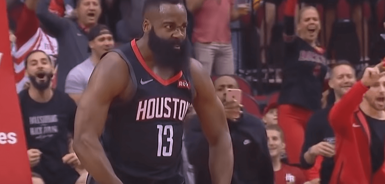 James Harden celebration