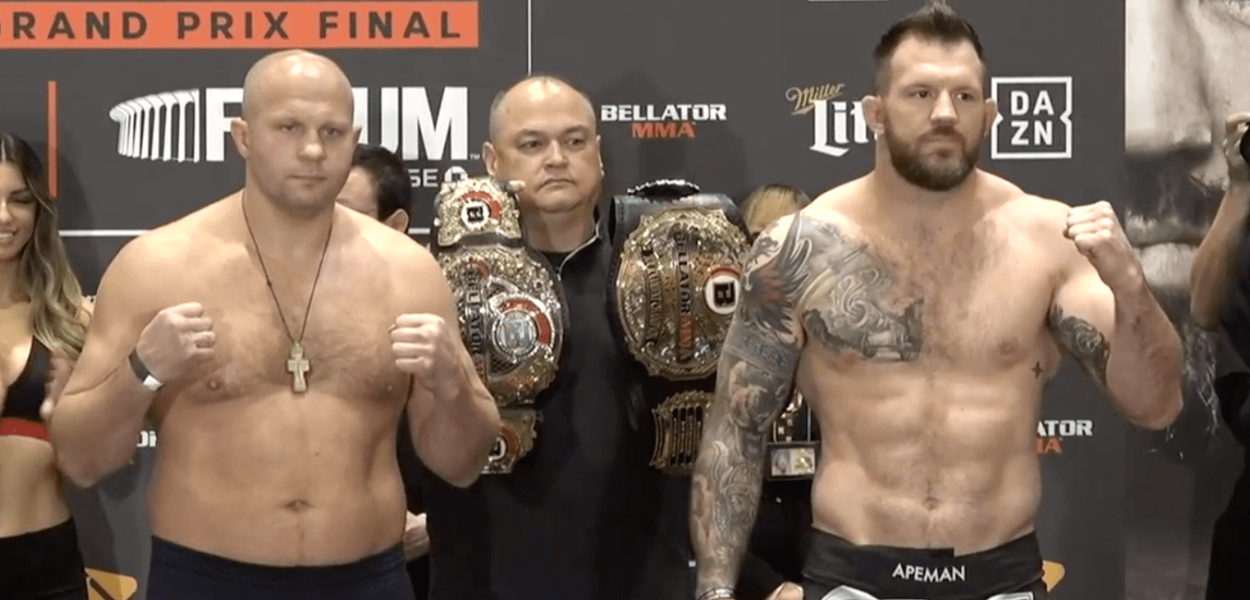Bellator 214 Fedor Emelianenko Ryan Bader