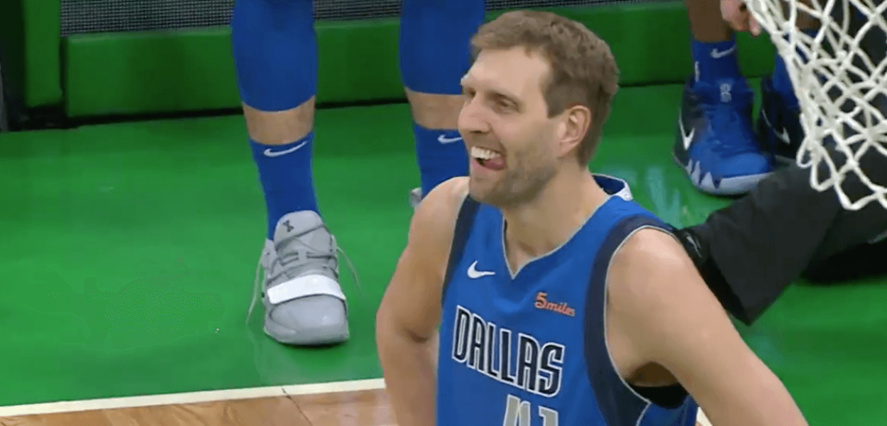 Dirk Nowitzki Mavs Celtics