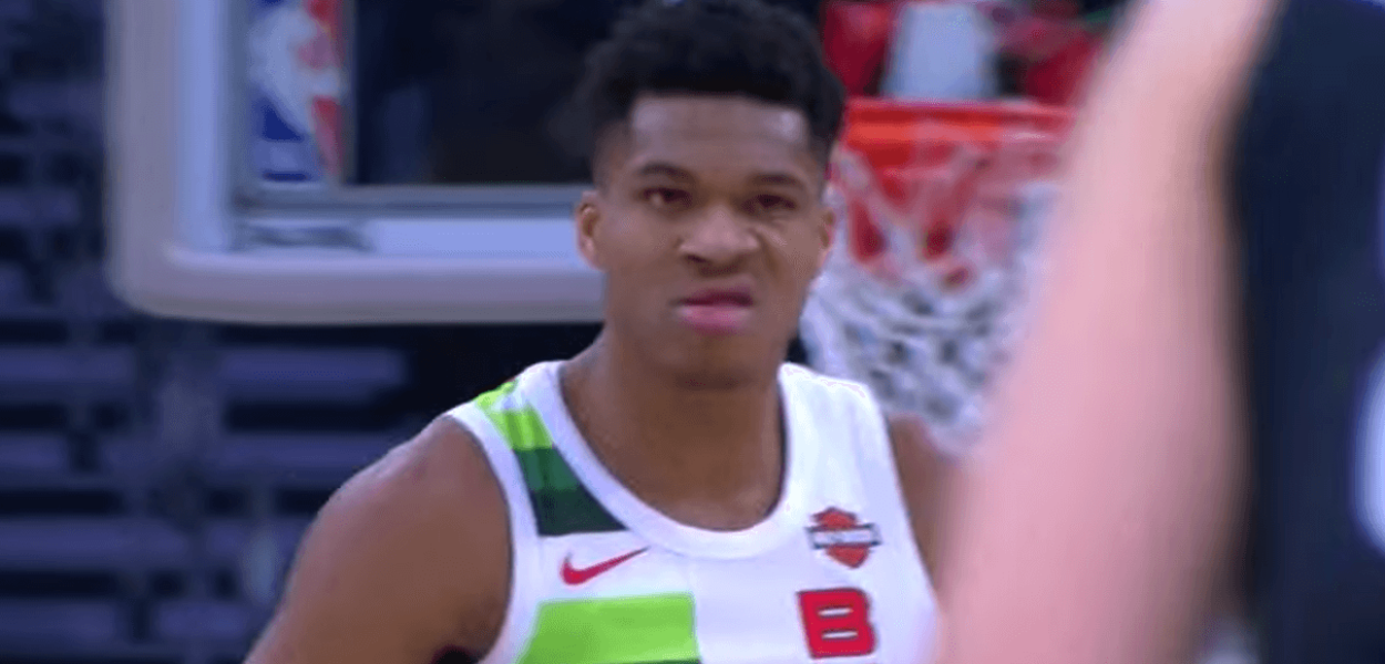 Giannis Antetokounmpo Bucks celebration