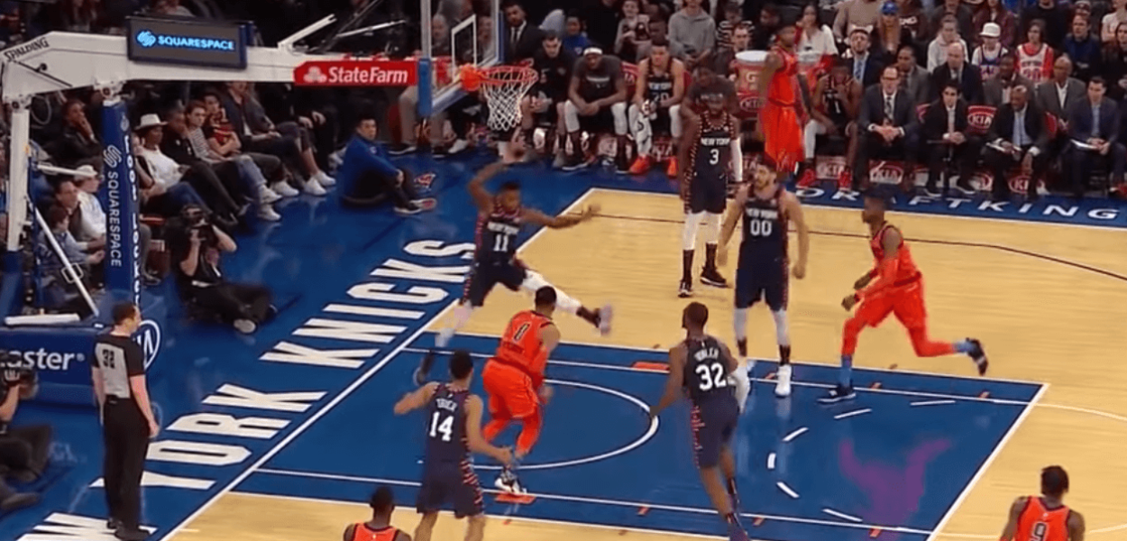 Russell Westbrook Frank Ntilikina