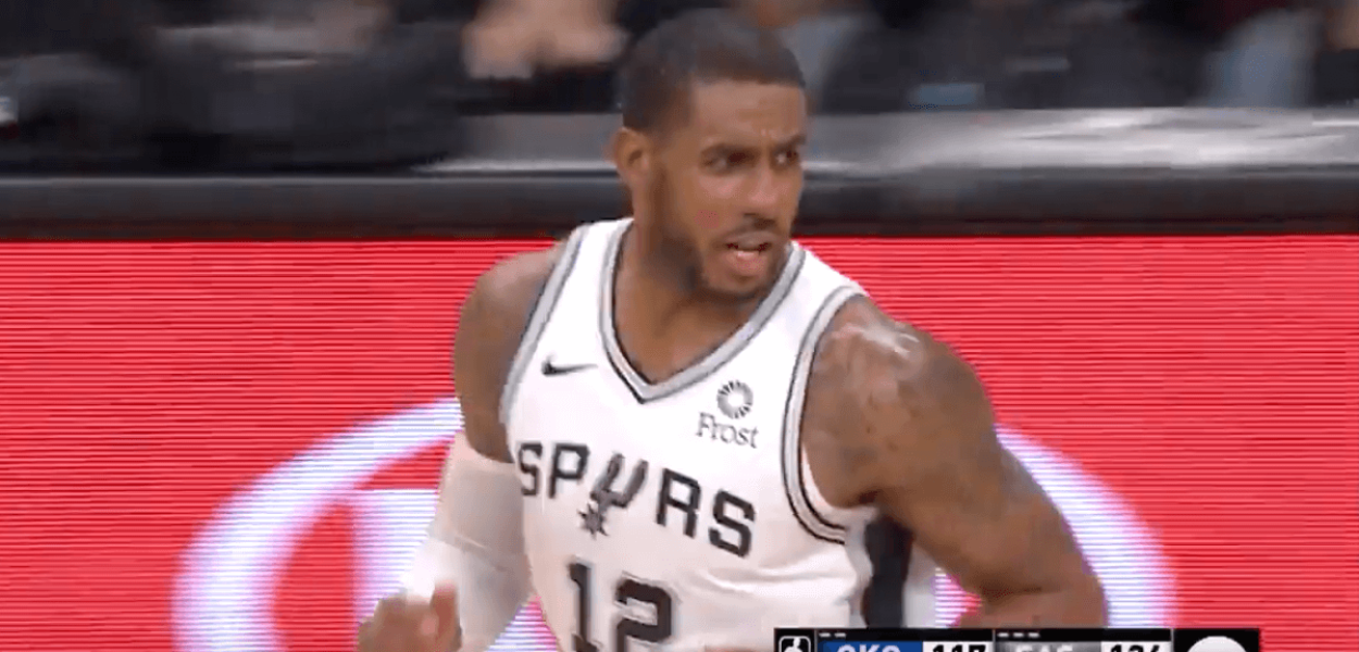 Spurs OKC Thunder LaMarcus Aldridge