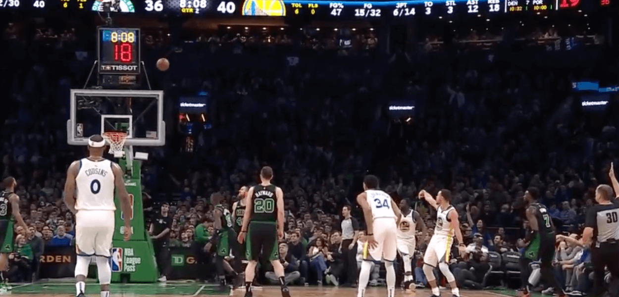 Stephen Curry Warriors Boston