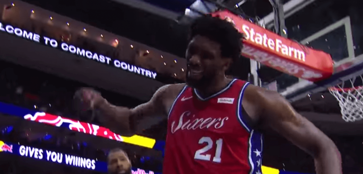 Celtics Sixers Joel embiid