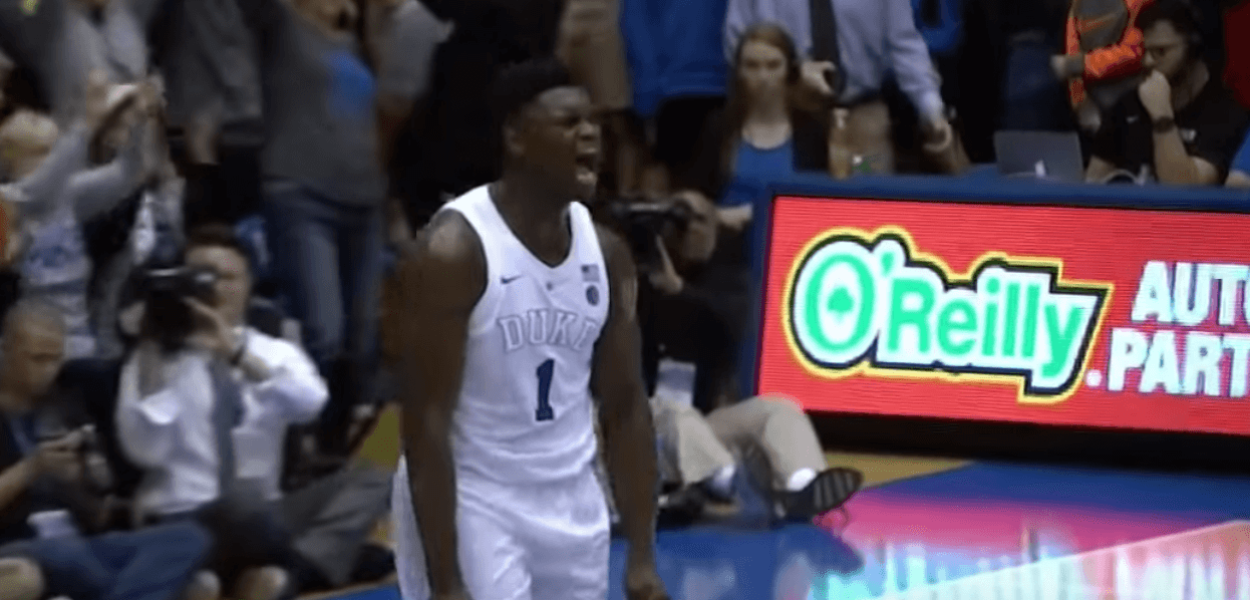 Zion Williamson Celebration