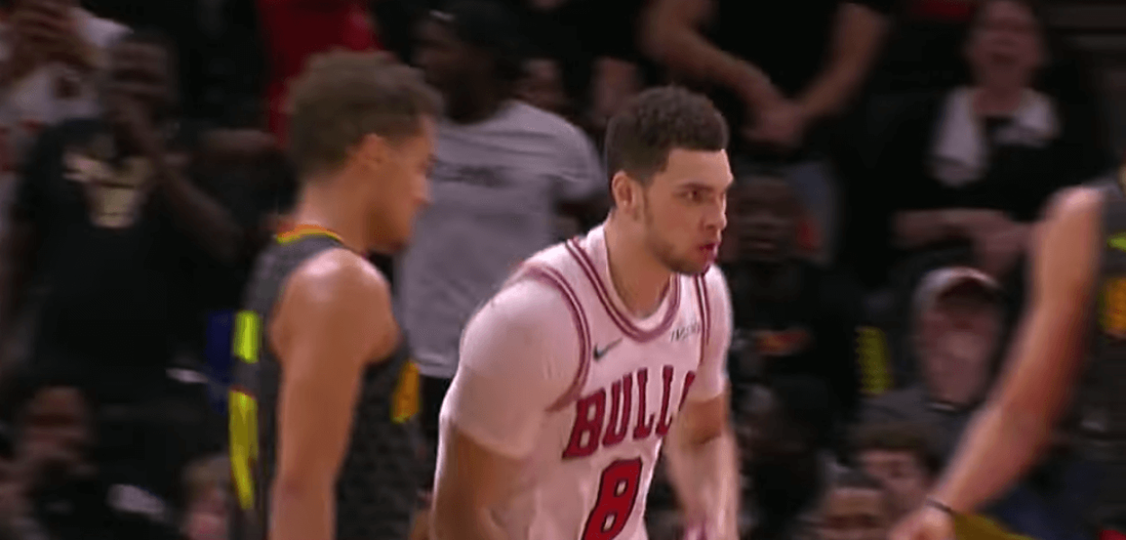 Bulls Hawks Zach LaVine