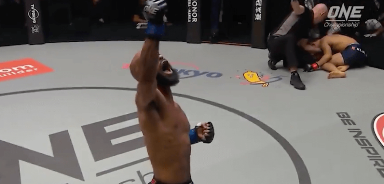 One FC guillotine Demetrious Johnson