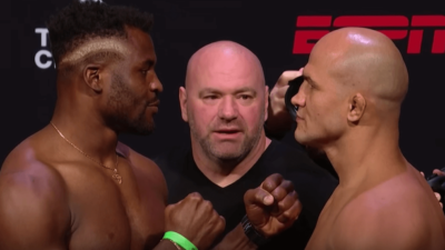 UFC Francis Ngannou Junior Dos Santos resultats