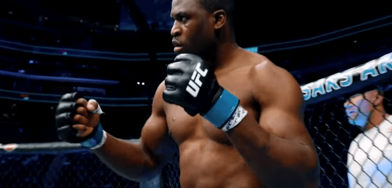 Francis Ngannou UFC Cage