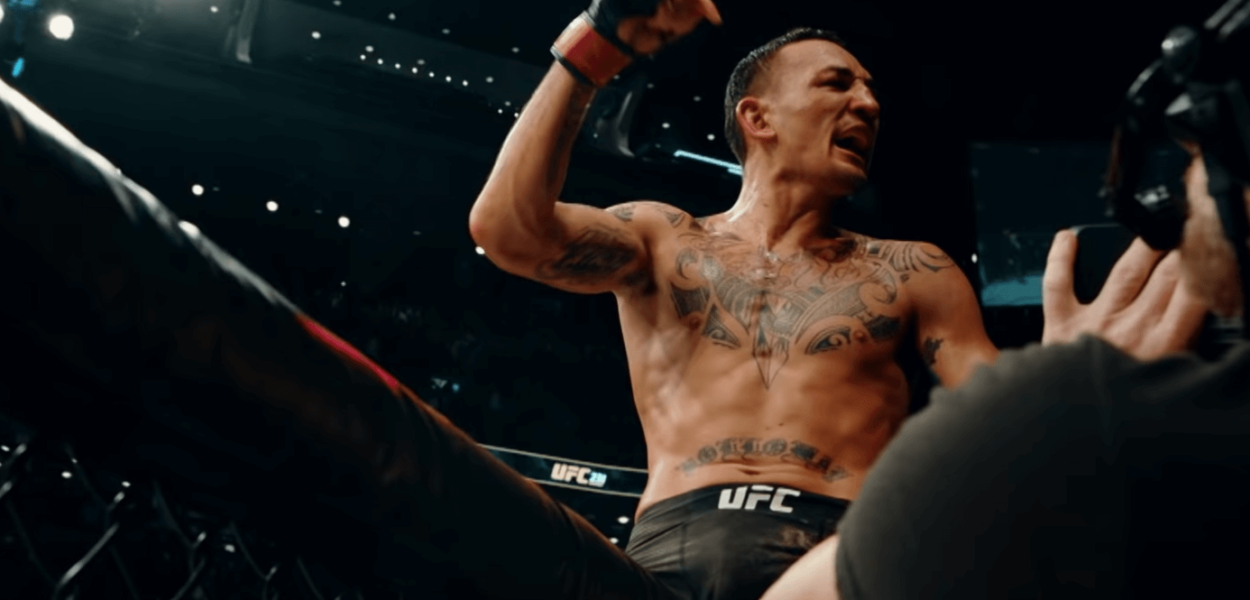 Max Holloway UFC celebration