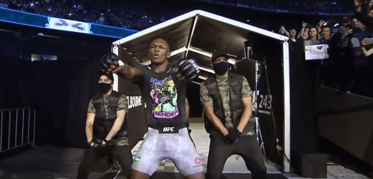Israel Adesanya UFC 243 entrance
